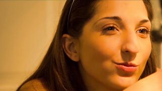 Kitchen flirting leads to the Spanish Jimena Lago sensually banging her boyfriend