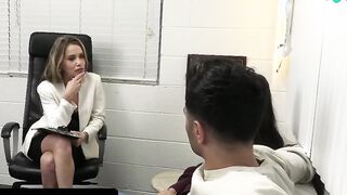 Kitty Valance and her husband play with the milf therapist Athena Anderson