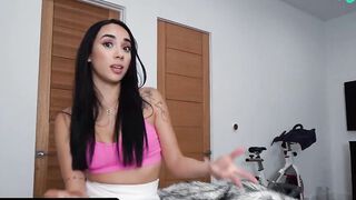 Teen Latina Gaby Ortega can't get enough of her stepbrother's throbbing cock