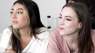 Truth or dare leads to a threesome with stepsis and her BFF