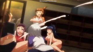 Pervy sensei thoroughly enjoys being tied and used by his curvy students
