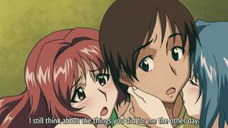 Lucky guy gets to creampie two kinky babes all night long | Hentai