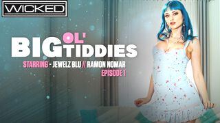 A perky chick with big tits sucks dick and gets deeply drilled