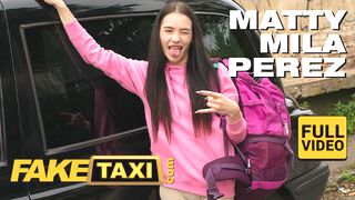 A brunette convict mounted a cabbie to get laid after a while