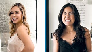 Delicious pornstars finger fuck and lick each other's twats