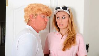 Shy teen gets seduced and fucked by an old pervert