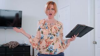 Mom getting her pink vagina stretched by her son's dick