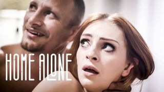 Redheaded teen loses her anal virginity with her stepbro