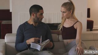 Slender girlfriend getting finger fucked and dicked by her man