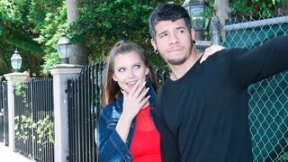 Teen gets bent over the pool table and fucked doggystyle