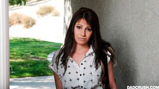 Beauty deepthroats and bangs her stepdad's penis in POV