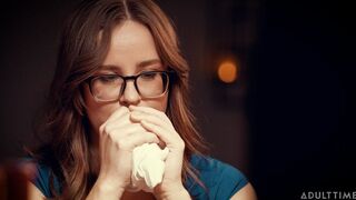 Erotic lesbians devour each other's muffs on the bed