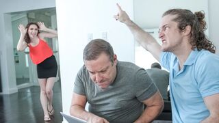 Small boobed ginger teen gets her innocent pussy penetrated in taboo action