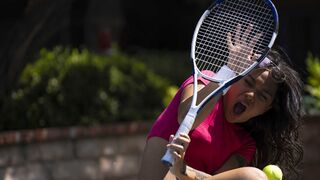 Little tennis player enjoys painful sex after practice