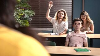 Sexy teacher gets her big ass pounded by her Latino stud