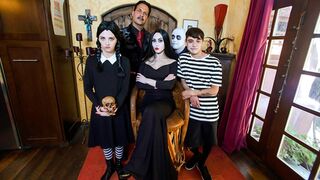 The dirty orgy on Halloween night by Addams Family