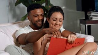 Nerdy Eliza Ibarra can't keep her hands off of her boyfriend