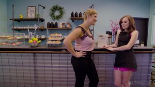 The milf stepmom Ryan Keely teaches innocent Freya Parker about lesbian sex