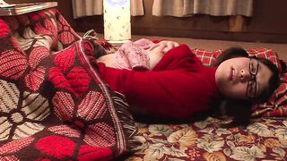 Japanese teen playing with herself privately